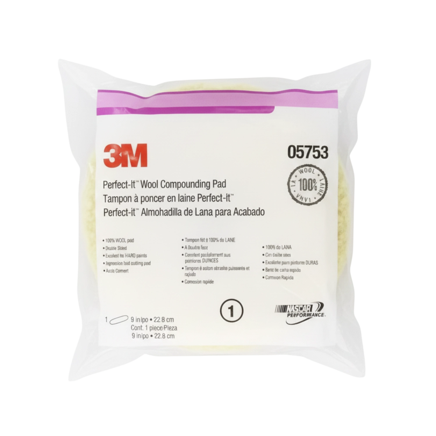 3M PERFECT IT BORLA DE LANA 2 CARAS 9PULG 05753